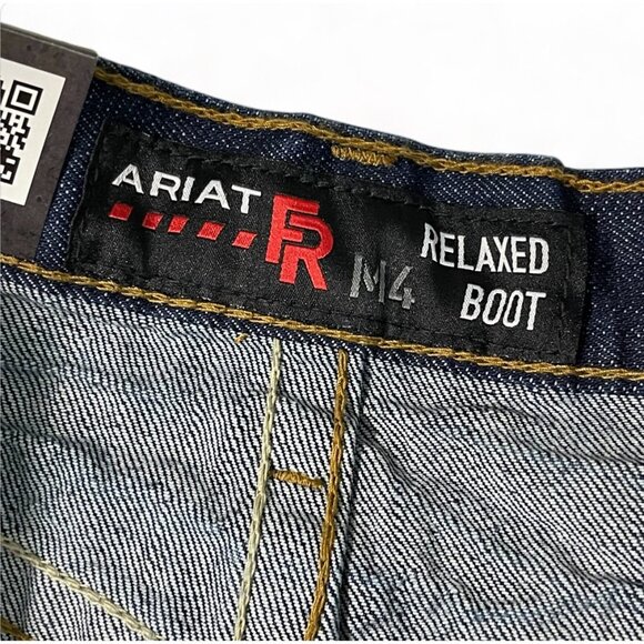 ARIAT Men's Flame Resistant M4 Low Rise Boot Cut Jean, Style 10012555, 32x34 New - Picture 10 of 15